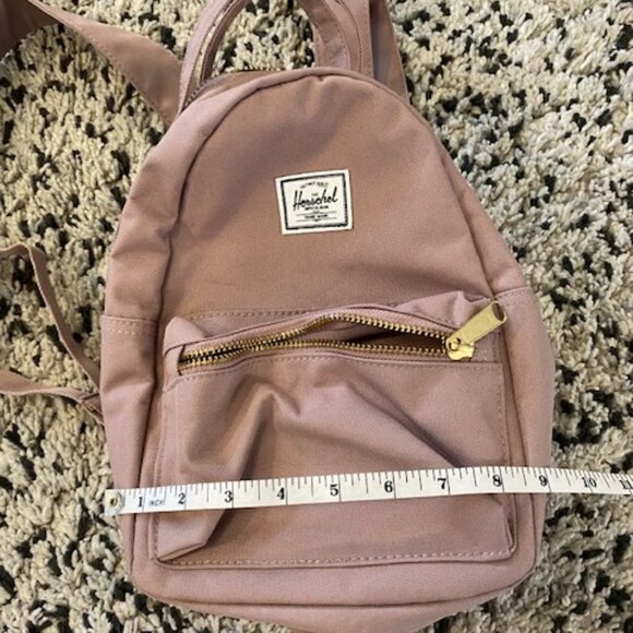 Herschel Mini Back Pack New without Tags Dusky Pink - Picture 12 of 13
